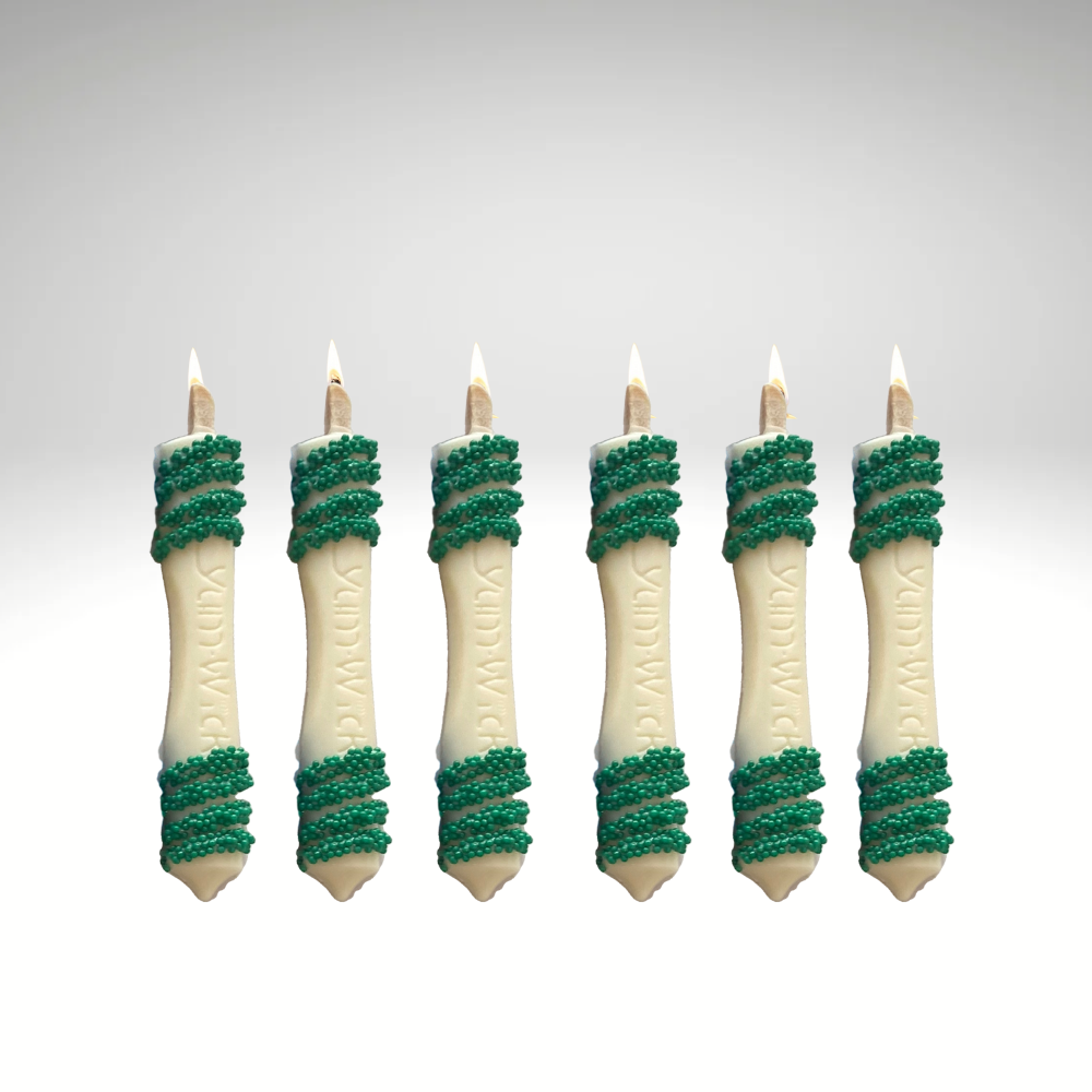 YUM-WICK® White Chocolate Stick Edible Candles -6ct