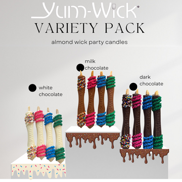 YUM-WICK Chocolate Stick Variety Pack