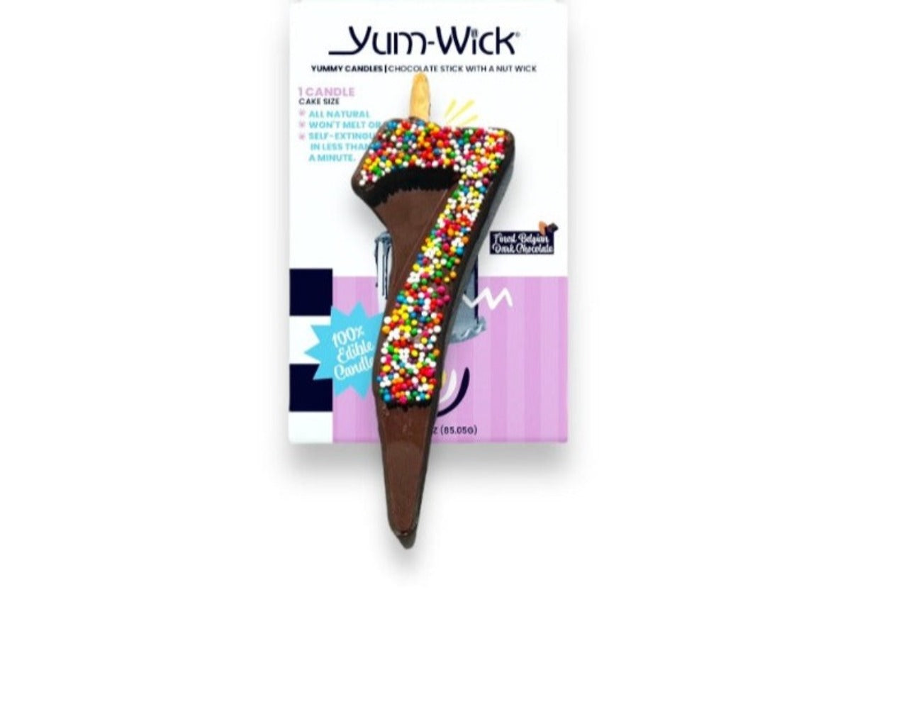 Dark Chocolate Number Candle – Yum-Wick